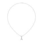 Gold Micro Prong Pear Lab Grown Diamond Elvya Pendant