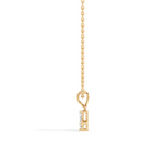 Gold Micro Prong Pear Lab Grown Diamond Elvya Pendant