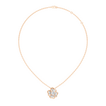Gold Cluster Setting Pear Lab Grown Diamond Avyra Pendant