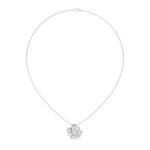 Gold Cluster Setting Pear Lab Grown Diamond Avyra Pendant