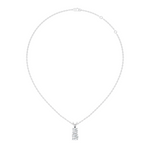 Gold 1Ct Multi Solitaire Round Lab Grown Diamond Elzen Pendant
