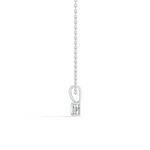 Gold Solitaire Bail Round Lab Grown Diamond Kyree Pendant