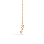 Gold Halo Oval Lab Grown Diamond Elura Pendant