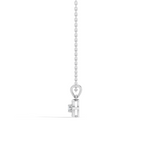 Gold Halo Oval Lab Grown Diamond Elura Pendant