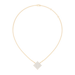 Gold Cluster Round Lab Grown Diamond Tivra Pendant