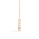 Gold Floral Marquise Lab Grown Diamond Zivon Pendant