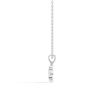 Gold Clover Motif Pear Lab Grown Diamond Revia Pendant