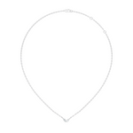 Gold Minimal Marquise Lab Grown Diamond Nyora Pendant