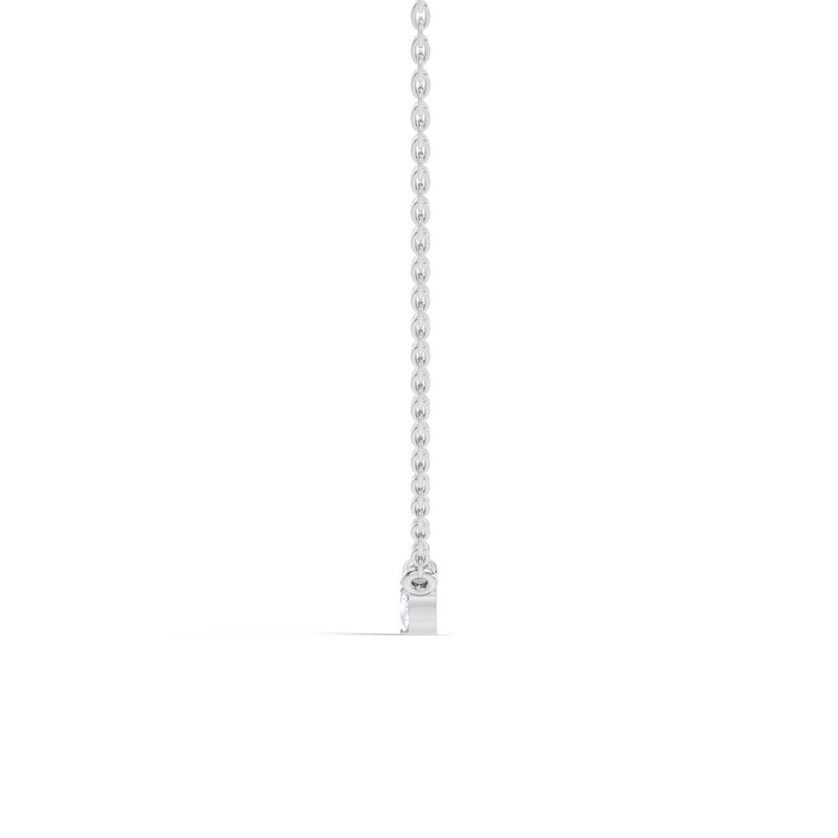 Gold Minimal Marquise Lab Grown Diamond Nyora Pendant