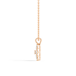 Gold Floral Marquise Lab Grown Diamond Sivra Pendant
