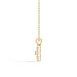 Gold Floral Marquise Lab Grown Diamond Sivra Pendant