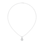 Gold Halo Round Lab Grown Diamond Avyne Pendant