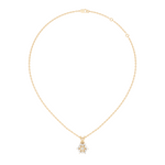Gold Halo Round Lab Grown Diamond Avyne Pendant
