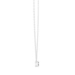 Gold Solitaire Classic Asscher Lab Grown Diamond Carist Pendant