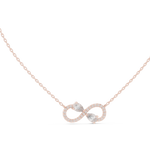 Gold 1Ct Pear Infinity Lab Grown Diamond Zyvelle Pendant