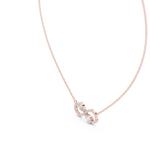 Gold 1Ct Pear Infinity Lab Grown Diamond Zyvelle Pendant