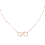 Gold 1Ct Pear Infinity Lab Grown Diamond Zyvelle Pendant