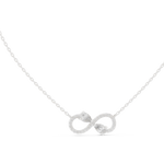 Gold 1Ct Pear Infinity Lab Grown Diamond Zyvelle Pendant