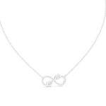 Gold 1Ct Pear Infinity Lab Grown Diamond Zyvelle Pendant