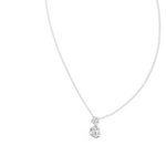 Gold Solitaire Round Lab Grown Diamond Rynza Pendant
