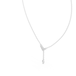 Gold Lariat Marquise Lab Grown Diamond Azyne Pendant