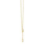 Gold Lariat Marquise Lab Grown Diamond Azyne Pendant