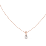 Gold 1Ct Solitaire Pear Lab Grown Diamond Beco Pendant