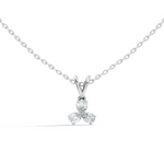 Gold Micro Prong Pear Lab Grown Diamond Elvya Pendant
