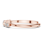 Gold Classic Oval Band Lab Grown Diamond Serix Ring