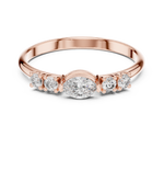 Gold Classic Oval Band Lab Grown Diamond Serix Ring