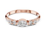 Gold Classic Oval Band Lab Grown Diamond Serix Ring