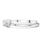 Gold Classic Oval Band Lab Grown Diamond Serix Ring