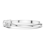 Gold Classic Oval Band Lab Grown Diamond Serix Ring