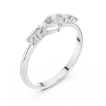 Gold Classic Oval Band Lab Grown Diamond Serix Ring
