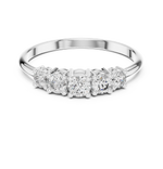 Gold Halo Setting Round Lab Grown Diamond Olyra Ring