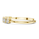 Gold Halo Setting Round Lab Grown Diamond Olyra Ring