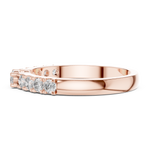 Gold Solitaire Pave Marquise Lab Grown Diamond Zyara Ring