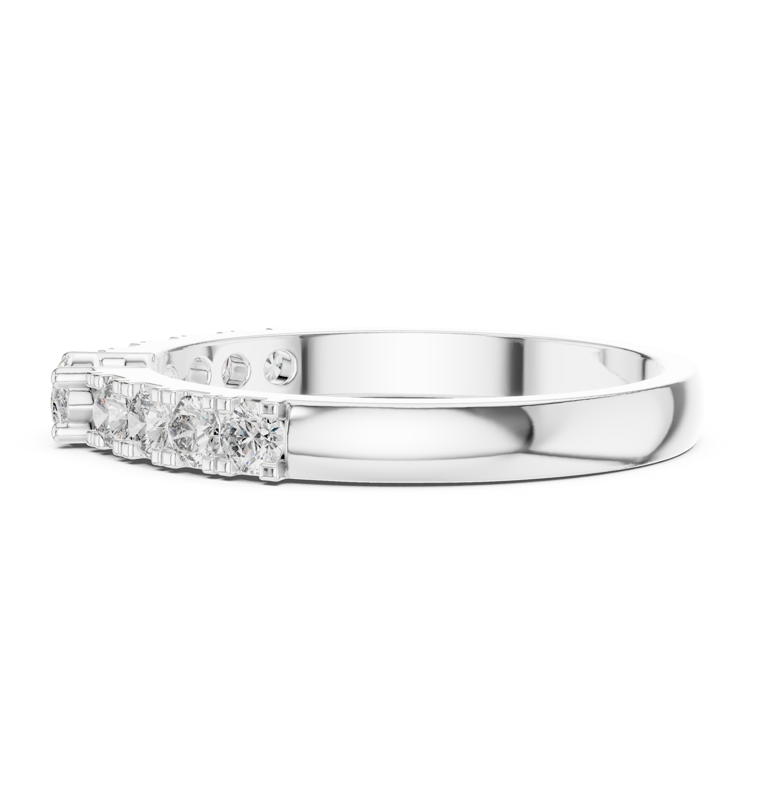 Gold Solitaire Pave Marquise Lab Grown Diamond Zyara Ring