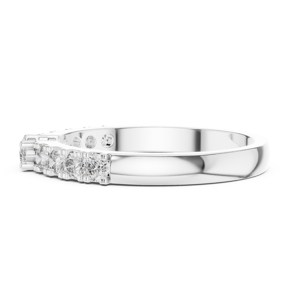 Gold Solitaire Pave Marquise Lab Grown Diamond Zyara Ring