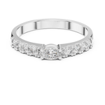 Gold Solitaire Pave Marquise Lab Grown Diamond Zyara Ring