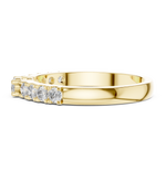 Gold Solitaire Pave Marquise Lab Grown Diamond Zyara Ring