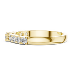 Gold Solitaire Pave Marquise Lab Grown Diamond Zyara Ring