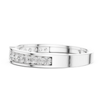 Gold Open Band Round Lab Grown Diamond Orvyn Ring