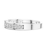 Gold Open Band Round Lab Grown Diamond Orvyn Ring