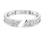 Gold Open Band Round Lab Grown Diamond Orvyn Ring