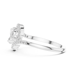 Gold Split Halo Pear Lab Grown Diamond Kavex Ring
