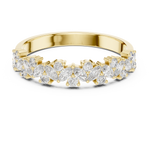 Gold Marquise Channel Half Band Lab Grown Diamond Zalyn Ring