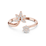Gold Cluster Setting Round Lab Grown Diamond Virex Ring