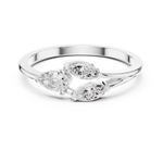 Gold Marquise Trio Setting Lab Grown Diamond Myven Ring