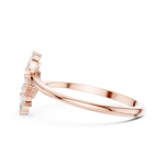 Gold Petal Setting Marquise Lab Grown Diamond Ozyra Ring